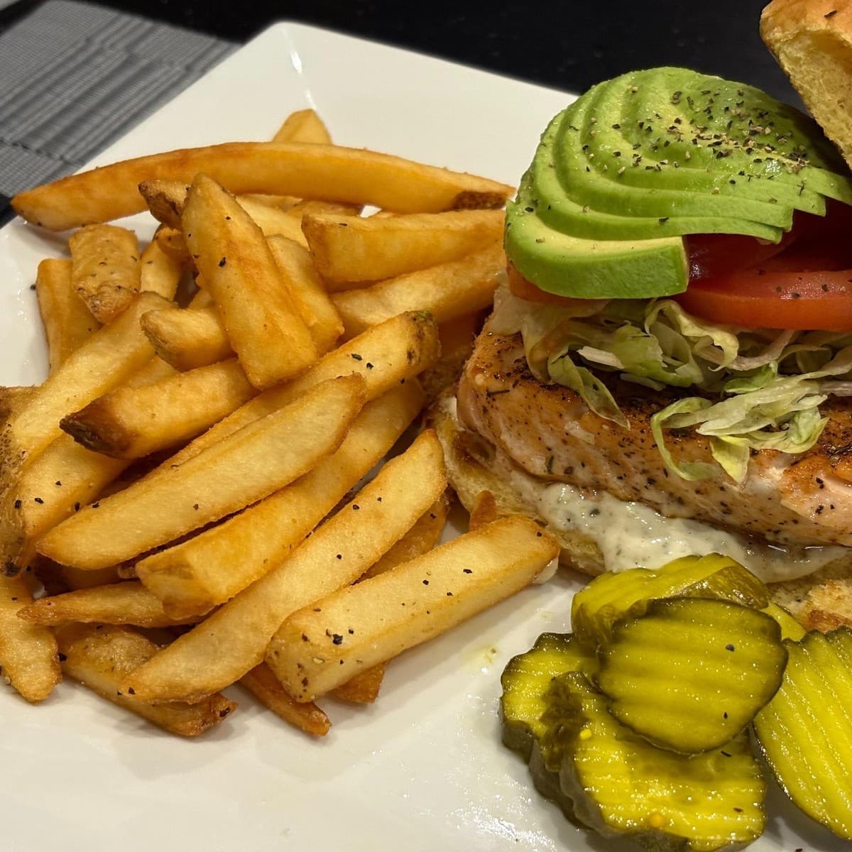 *Salmon Burger